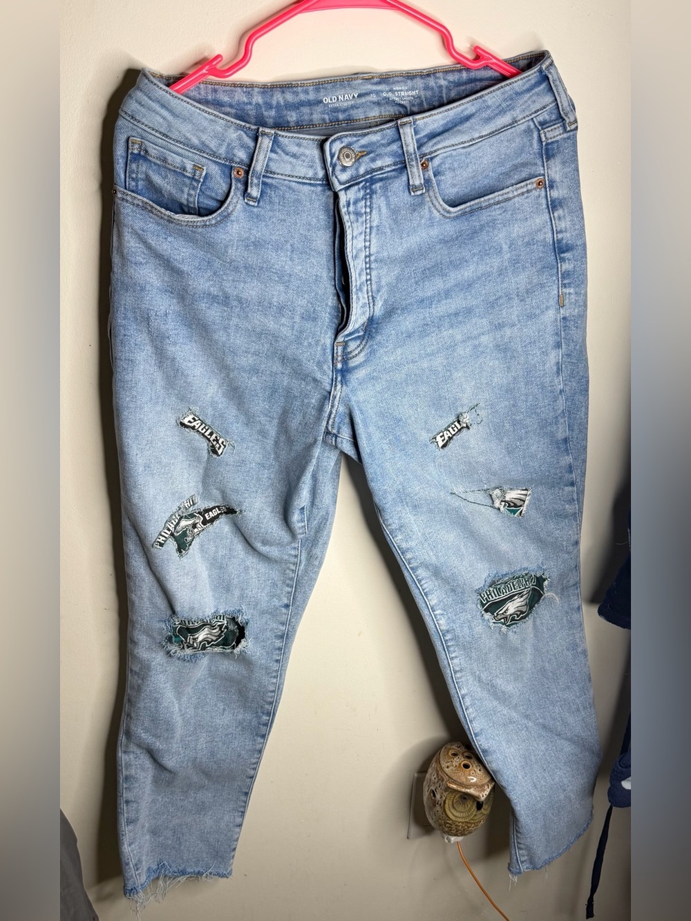 Old Navy Light Blue Straight Jeans
